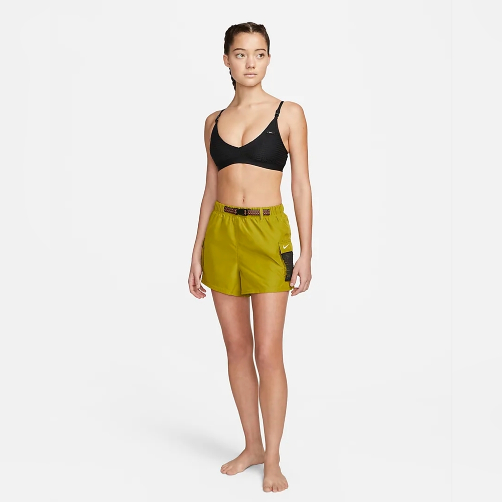 Nike Women's  Green Cargo Cover-Up Swim Shorts Size L